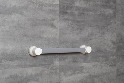 Soft-touch Haltegriff ohne Bohren –  Bad, Dusche & Toilette bis 130 kg belastbar, rutschhemmend, rückstandsfrei entfernbar