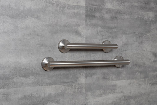 Edelstahl Haltegriff ohne Bohren – Premium Haltegriff Dusche, Bad, WC, Klebesystem bis 130 kg belastbar