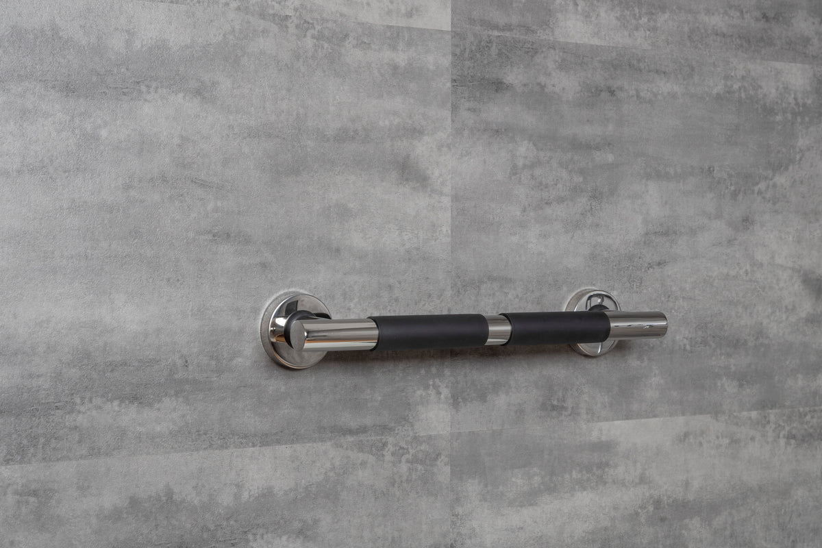 Haltegriff ohne Bohren für Dusche, Bad, Toilette – Anti-Rutsch, Klebemontage bis 130 kg, ergonomischer Griff, einfache Montage
