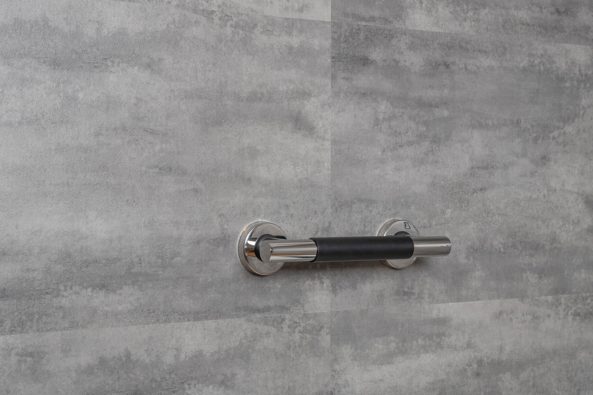 Haltegriff ohne Bohren für Dusche, Bad, Toilette – Anti-Rutsch, Klebemontage bis 130 kg, ergonomischer Griff, einfache Montage