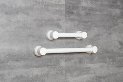 Haltegriff ohne Bohren – Deluxe Haltegriff Dusche, Bad, Toilette mit starker Klebeverbindung bis 130 kg, elegante Optik, rückstandsfrei entfernbar